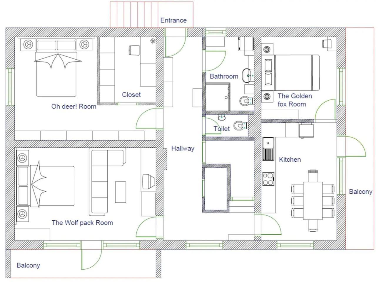 Brlog Apartment Zgornje Gorje Luaran gambar